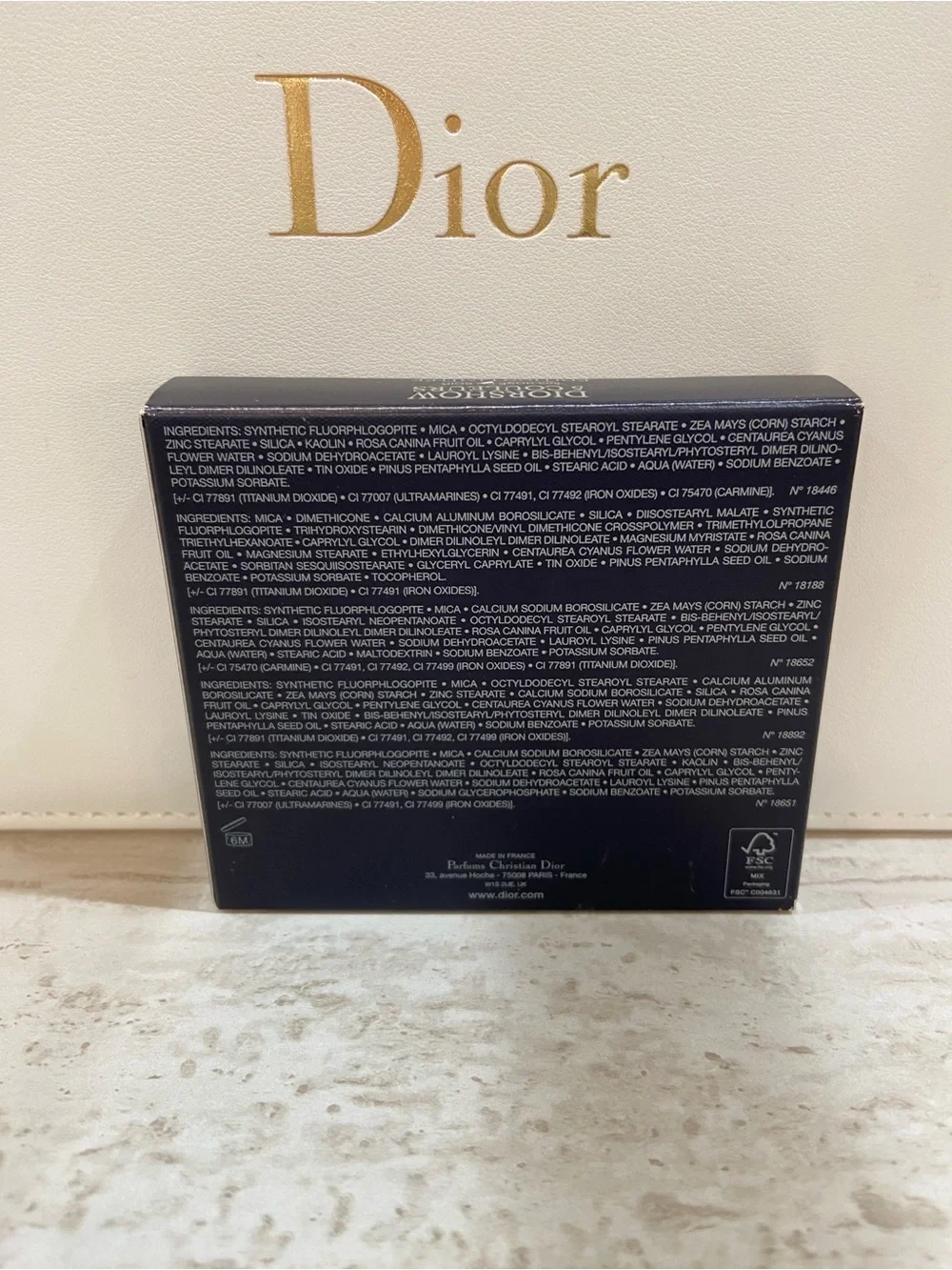 Dior Limited Edition Eyeshadow Palette — 803 Rose du Soir - Picture 4 of 5